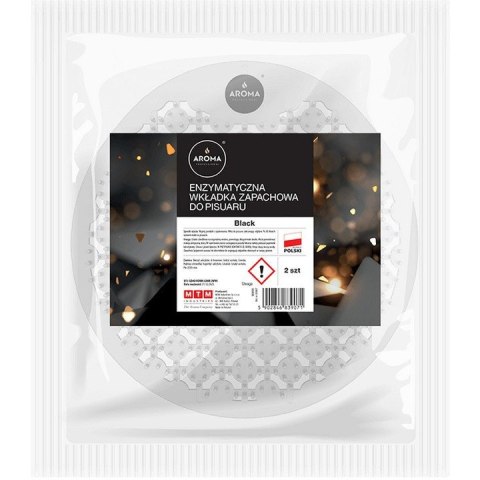 Wkładka zapachowa enzymatyczna do pisuaru Black (2szt.) AROMA PROFESSIONAL Wkładka zapachowa enzymatyczna do pisuaru Black (2szt.) AROMA PROFESSIONAL