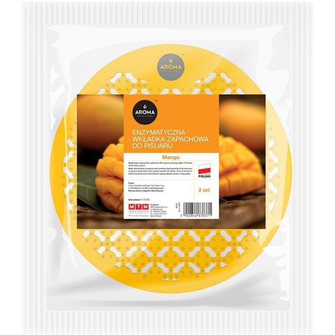 Wkładka zapachowa enzymatyczna do pisuaru Mango (2szt.) AROMA PROFESSIONAL Wkładka zapachowa enzymatyczna do pisuaru Mango (2szt.) AROMA PROFESSIONAL