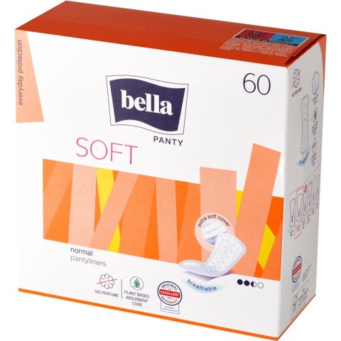 Wkładki BELLA PANTY (60 sztuk) Soft Wkładki BELLA PANTY (60 sztuk) Soft