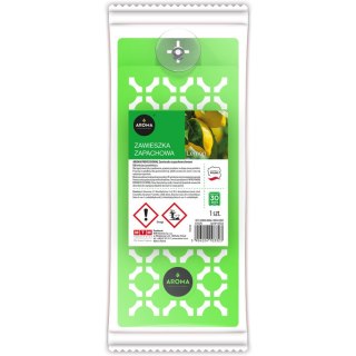 Zawieszka zapachowa polimerowa Lemon AROMA PROFESSIONAL