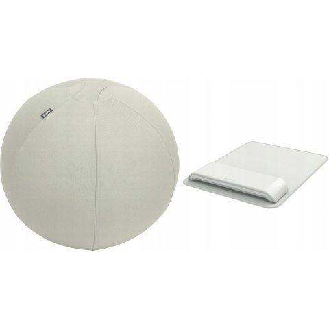 Zestaw Piłka do siedzenia ERGO 75cm jasno szara 65430085 + Podkładka pod mysz i nadgarstek ERGO jasn Zestaw Piłka do siedzenia ERGO 75cm jasno szara 65430085 + Podkładka pod mysz i nadgarstek ERGO jasn