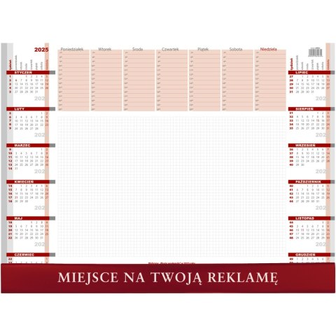 Biuwar z listwą 550x410mm 2026 KB051B Wokół Nas