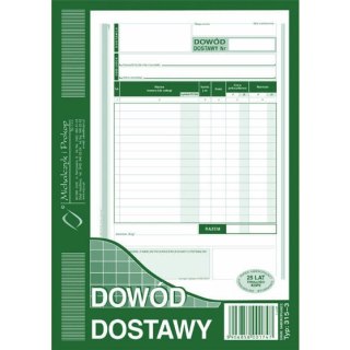 DOWÓD DOSTAWY A5 (WIELOKOPIA)