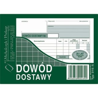 DOWÓD DOSTAWY A6 (WIELOKOPIA)