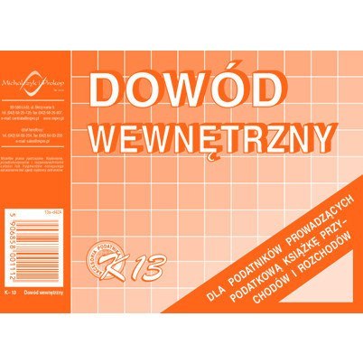 DOWÓD WEWNĘTRZNY A6
