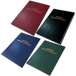 DZIENNIK KORESPONDENCYJNY A4/192K CZARNY