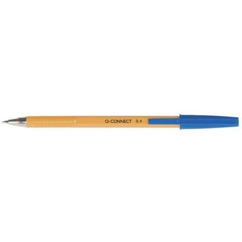 Długopisy Q-Connect 0.4mm niebieskie 20szt