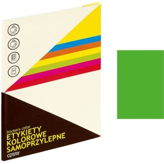 ETYKIETY A4 GRAND 210mm*297mm ZIELONE 25szt