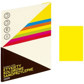 ETYKIETY A4 GRAND 210mm*297mm ŻÓŁTE 25szt