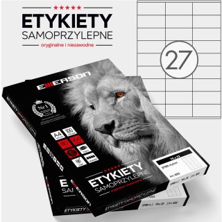 Etykiety Emerson A4 70x32mm białe 100szt