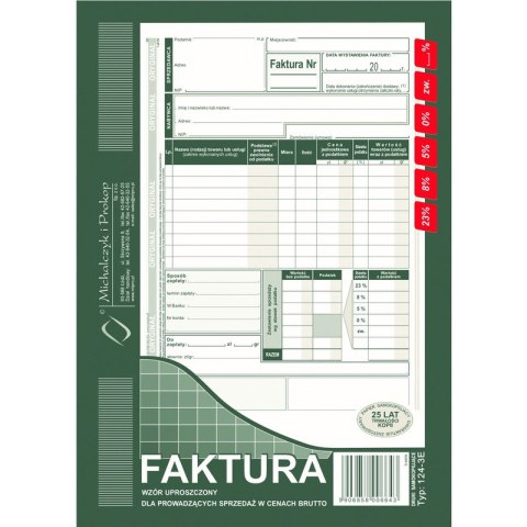 FAKTURA BRUTTO A5 (O+1K)