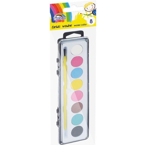 FARBY AKWARELOWE FIORELLO 2g*8 KOLORÓW