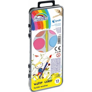 FARBY AKWARELOWE FIORELLO 4g*12 KOLORÓW
