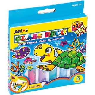 FARBY WITRAŻOWE AMOS 10,5ml*6 KOLORÓW