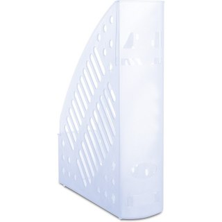 Pojemnik na dokumenty Donau A4/70mm transparentny niebieski