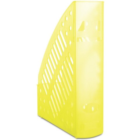 Pojemnik na dokumenty Donau A4/70mm transparentny żółty