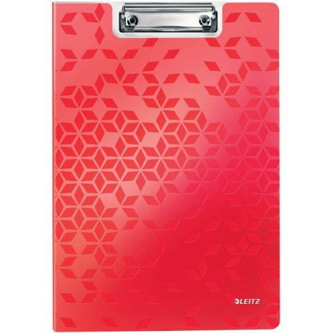 Teczka z klipem Leitz Wow A4 czerwona