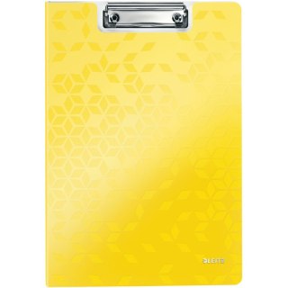 Teczka z klipem Leitz Wow A4 żółta
