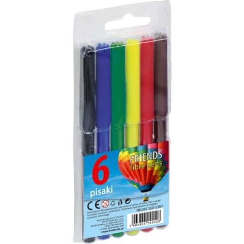 FLAMASTRY FIORELLO 6 KOLORÓW