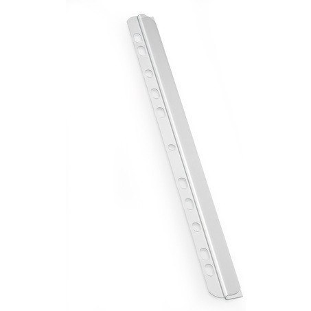 GRZBIETY WSUWANE Z PERFORACJĄ 3mm PRZEZROCZYSTE 50szt