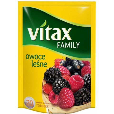 HERBATA VITAX FAMILY OWOCE LEŚNE 24szt