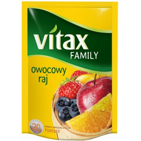 HERBATA VITAX FAMILY OWOCOWY RAJ 24szt