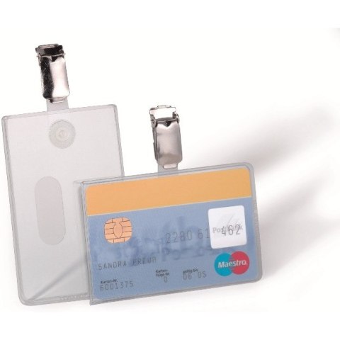 HOLDER DO KARTY DURABLE 54*85mm POZIOMY 25szt