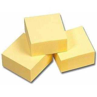 KARTECZKI ESSELTE 75x75mm ŻÓŁTE 100szt