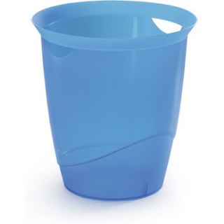 KOSZ NA ŚMIECI DURABLE 16L NIEBIESKI TRANSPARENTNY