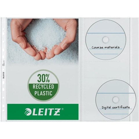 KOSZULKI LEITZ COMBO A4/130µm NA DOKUMENTY I CD/DVD 5szt