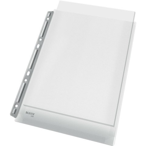 KOSZULKI NA KATALOGI LEITZ A4/170µm Z METALOWĄ LISWĄ 3szt