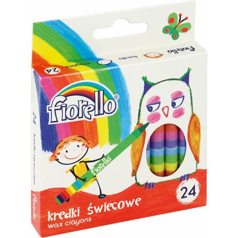 KREDKI ŚWIECOWE FIORELLO 24 KOLORÓW