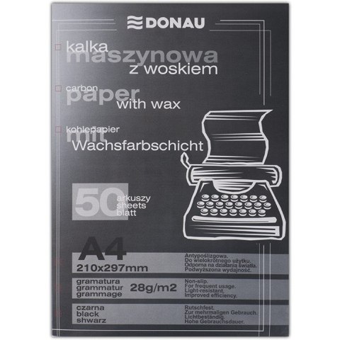 Kalka maszynowa Donau A4 z woskiem (50)