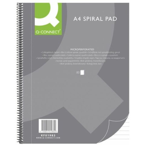 Kołonotatnik Q-Connect A4/80k linia