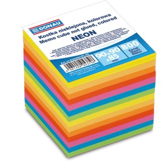 Kostka papierowa Donau 90x90x90mm nieklejona kolor