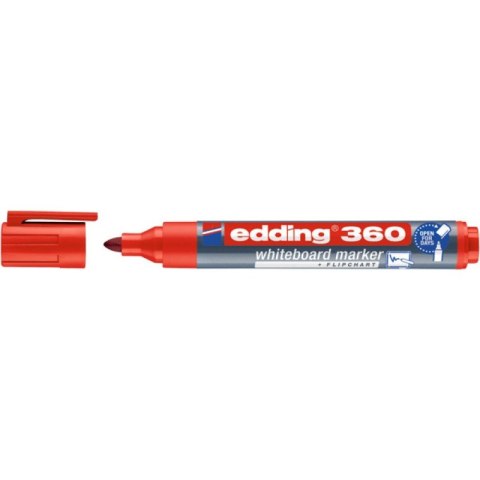 Marker do tablic Edding 360 czerwony