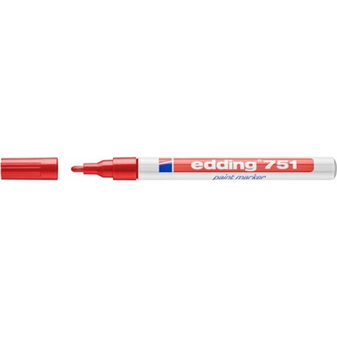 Marker olejowy Edding 751 czerwony