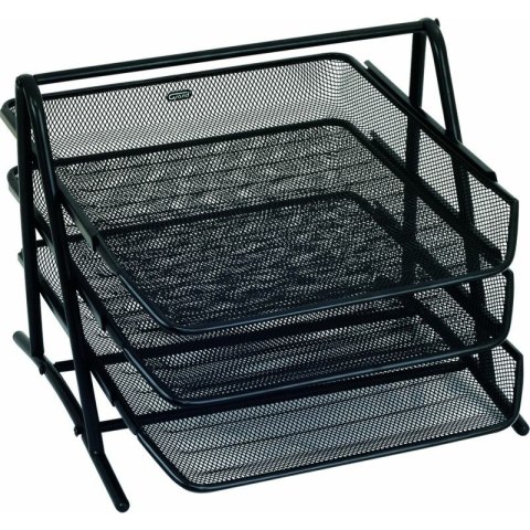 METALOWY ZESTAW 3 PÓŁEK CZARNY