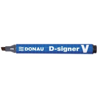 Marker permanentny Donau D-Singer V czarny