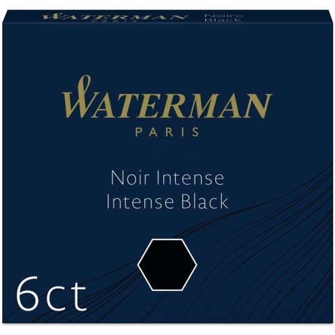 NABOJE ATRAMENTOWE WATERMAN INTERNATIONAL CZARNE 6szt