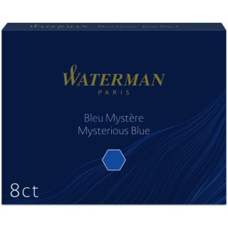 NABOJE ATRAMENTOWE WATERMAN STANDARD NIEBIESKO-CZARNE (8)