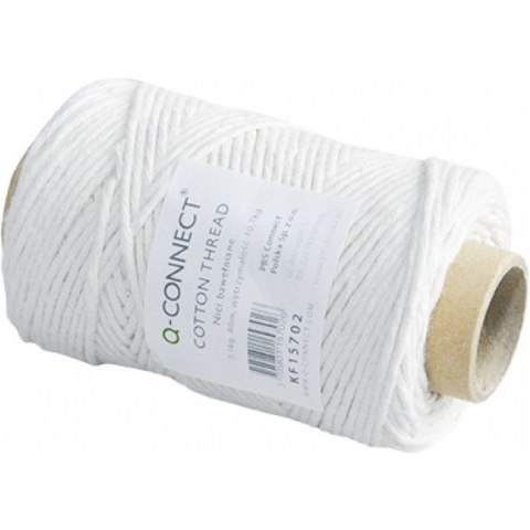 Nici bawełniane Q-Connect 100g (80m) białe