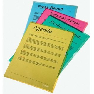 OFERTÓWKI ESSELTE "L" A4/115µm GROSZKOWE NIEBIESKIE (25)