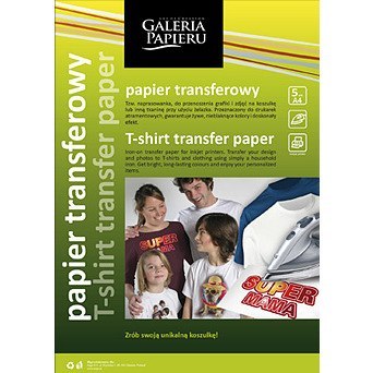 PAPIER TRANSFEROWY A4 (JASNE TKANINY) INKET 5szt