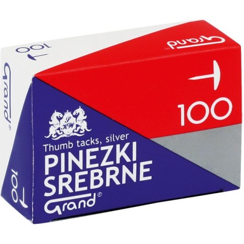 PINEZKI SREBRNE 100szt