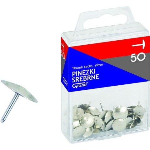 PINEZKI SREBRNE 50szt