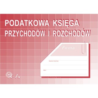 PODATKOWA KSIĘGA PRZYCHODÓW I ROZCHODÓW A4 48 KART