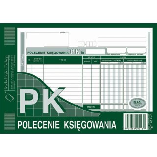 POLECENIE KSIĘGOWANIA A5 (O+1K)