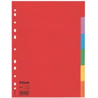 PRZEKŁADKI KARTONOWE ESSELTE A4 6 KART