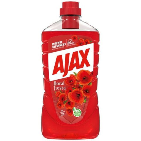 Płyn uniwersalny Ajax Floral Fiesta 1L czerwony